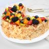 Shop Crescent Moon Fruit And Cream Cake (1 Kg)