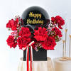 Crimson Elegance Birthday Bouquet