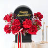 Gift Crimson Promise Anniversary Arrangement