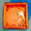 Buy Crystal Trophy with Fibre Work - Customized with Company Name & Message