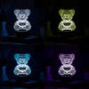 Buy Cuddly Bear Personalized Black Base LED Lamp
