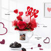 Gift Cupid Personalized Floral Mug Arrangement