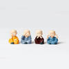 Shop Cute Expressive Monk Figurines Set Of 4