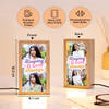 Gift Cute Glow Personalized Wooden LED Photo Frame For Her