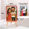 Buy Cute Personalized Caricature Photo Frame For Couples
