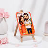Shop Cute Personalized Caricature Photo Frame For Couples