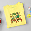 Buy Cutie Patootie Personalized T-Shirt For Kids - Yellow