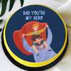 Buy Dad You're My Hero Poster Cake (2 Kg)