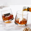 Daddy Cool Personalized Rotating Whiskey Glass - Set Of 2