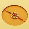Gift Dazzling Personalized Rakhi Designed with stones