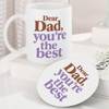 Dear Dad Mug and Coaster combo Online