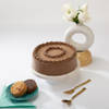 Decadent and Creamy Chocolate Truffle Round Cake (1 Kg) Online