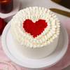 Gift Delicious Heart Red Velvet Cake