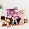 Delightful Snacks And Floral Surprise Hamper
