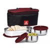 Dhara Stainless Steel Break Time 3 Lunch Box