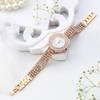 Gift Diamond Studded Jewellery Watch - Rose Gold