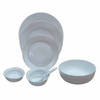 Dinner Set - Plain White - Set Of 33 Online