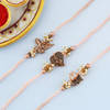 Gift Divine Antique Pearl Rakhi (Set of 3)