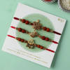 Buy Divine Rudraksh Antique Rakhi (Set of 3)