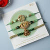 Buy Divinity CZ And Pearl Rakhi (Set of 3)