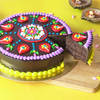 Shop Diwali Rangoli Chocolate Truffle Cake (1 kg)