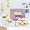 Diwali Sweet And Candle Diya Combo