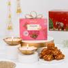 Diwali Sweet And Candle Diya Gift Combo