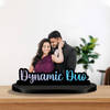 Dynamic Duo Personalized Acrylic Photo Frame