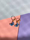Gift Earring - Butterfly Huggies