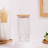 Gift Easy Sips Ribbed Glass Sipper With Reusable Straw