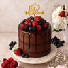 Gift Eid Mubarak Chocolate Berry Bliss Cake (600 g)