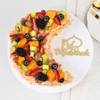 Gift Eid Mubarak Crescent Fruit Cake (1 Kg)