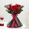 Gift Elegant 12 Red Roses Bouquet For Valentine's Day