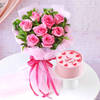 Gift Elegant Blooms And Bento Cake Duo