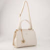 Gift Elegant Charm Handbag With Detachable Strap - Diamond White