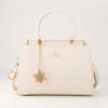 Elegant Charm Handbag With Detachable Strap - Diamond White Online