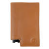 Elegant Genuine Leather Pop Up Card Holder - Tan Online