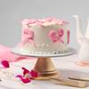 Buy Elegant Pink Swirl Cream Cake