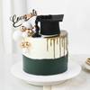 Elegant Semi-Fondant Graduation Cake (1 Kg)