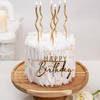 Gift Elegant White Swirl Birthday Cake (1 Kg)