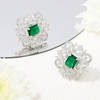 Buy Emerald Green CZ Necklace Set