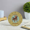 Enchanted Zodiac - Personalized Desk Clock - Taurus