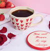 Buy Endearing Heart Mug And Coaster Set - Single Piece