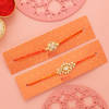 Buy Eternal Bond Set of 2 Exquisite Kundan Rakhis