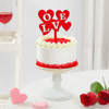Shop Eternal Romance Bouquet And Red Velvet Cake Combo