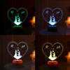 Shop Evergreen Love Personalized LED Lamp - Wooden Finish Base