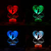 Buy Everlasting Love - Personalized Wooden Base LED Lamp