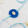 Gift Evil Eye And Hamsa Resin Rakhi Set Of 2
