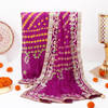 Exquisite Bandhej Dupatta For Karwa Chauth