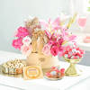 Exquisite Blooms And Treats Karwa Chauth Hamper Online